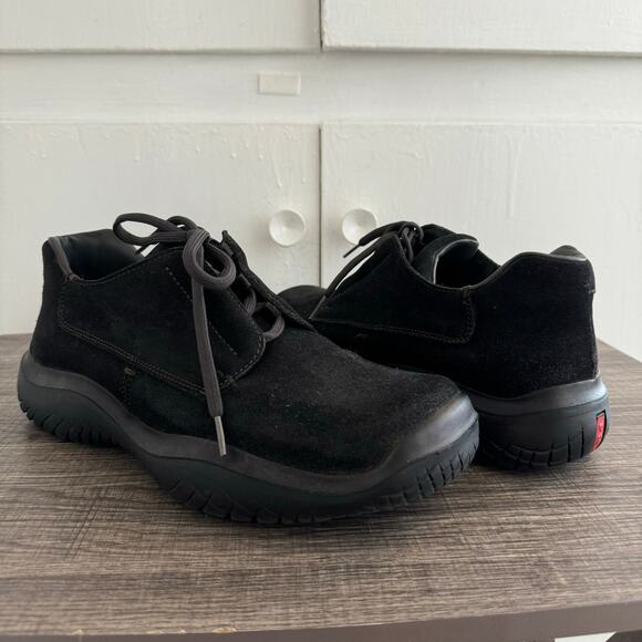 PRADA Suede Vibram Sole Oversized Sneakers Shoes Size 11 - Picture 2 of 7